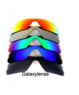 Replacement Lenses Radar Path Black&Blue&Green&Gray&Red Color Polarized 5 Pairs - CK128FXQNVZ $24.83 Oversized