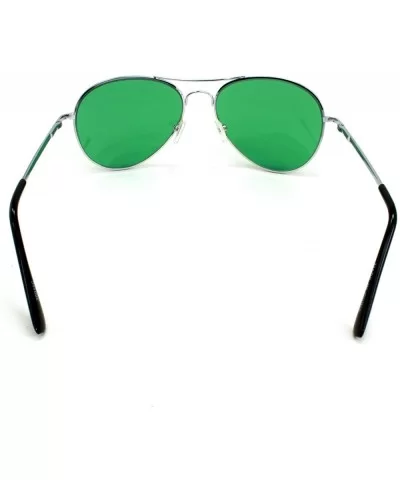 Mens The Hangover Bradley Cooper Colored Aviator Poker Sunglasses UV 400 - Green - CB11THBBXND $7.63 Aviator