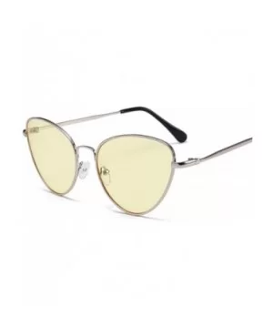 Cat Eye Sunglasses Women Vintage Sun Glasses Female Ladies Cateyes Sunglass Retro Glasses - Gold Gray - C518WD7QHR9 $9.99 Cat...