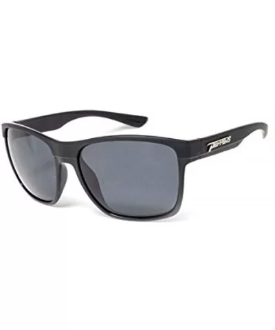 Starlock Sunglasses & Carekit Bundle - Shiny Black Over Matte Black / Smoke Polarized - CQ18OEN3N3N $55.17 Rectangular