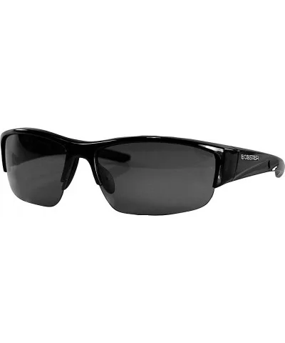 Ryval Shiny Black/Smoke Sunglasses S/M - CZ119ULQ9O3 $24.47 Rectangular