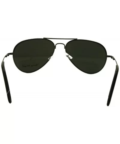 Classic Aviator Sunglasses Brand New with - Gunmetal Frame- Smoke Lens - C911CQYOY25 $6.66 Aviator