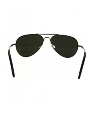 Classic Aviator Sunglasses Brand New with - Gunmetal Frame- Smoke Lens - C911CQYOY25 $6.66 Aviator