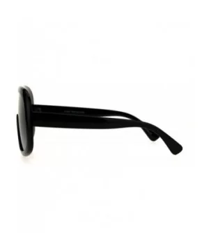 Oversized Futurism Robotic Shield Sport Racer Plastic Sunglasses - Black Smoke - CA1822892X8 $7.36 Sport