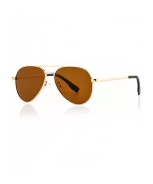 Polarized Aviator Sunglasses for Men Women Driving Sun Glasses 100% UV Protection- 58MM - A4 Gold/Brown - C519466GOW5 $10.18 ...