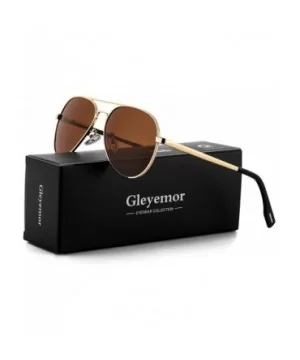 Polarized Aviator Sunglasses for Men Women Driving Sun Glasses 100% UV Protection- 58MM - A4 Gold/Brown - C519466GOW5 $10.18 ...