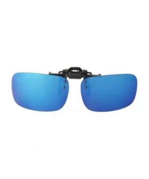 Polarized Men Women Outdoor Sport Clip on Flip up Driving Sunglasses - Blue Lsp101 - CH11MNV6QZT $10.26 Rectangular