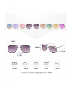 Fashion Square Sunglasses Women Irregularity Alloy Frame Gradient Sun Glasses Men Ocean Lenses Driving Goggles - CZ198U8E35C ...