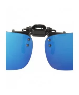 Polarized Men Women Outdoor Sport Clip on Flip up Driving Sunglasses - Blue Lsp101 - CH11MNV6QZT $10.26 Rectangular