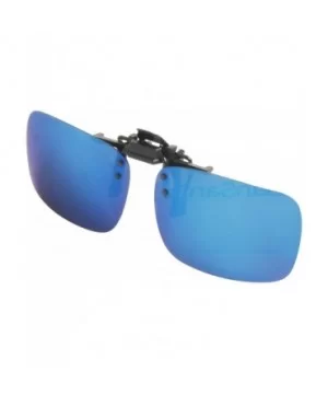 Polarized Men Women Outdoor Sport Clip on Flip up Driving Sunglasses - Blue Lsp101 - CH11MNV6QZT $10.26 Rectangular