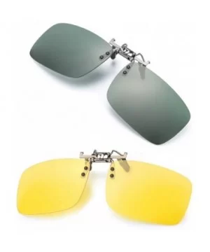 Night-driving Glasses for Men Women - Anti-Glare Polarized Yellow Lens Night-vision Glasses for Driving - CR18X9A0T5C $8.74 R...