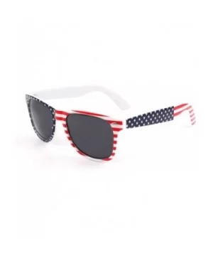 Polarized Sunglasses for Men Driving Sun glasses Shades 80's Retro Style Brand Design Square - CG18NCNMAY2 $7.60 Sport