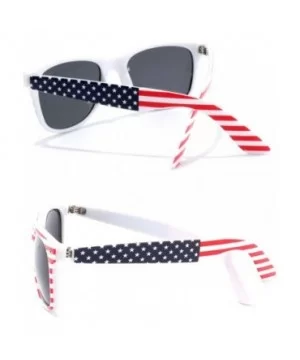 Polarized Sunglasses for Men Driving Sun glasses Shades 80's Retro Style Brand Design Square - CG18NCNMAY2 $7.60 Sport