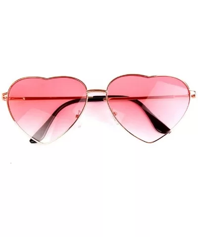 Sunglasses Women Eyeglasses Temperament Cat Eye Glasses Simple Metal Frame - C - CQ18TGNGCZ5 $7.01 Cat Eye