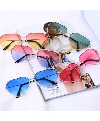 Sunglasses Women Eyeglasses Temperament Cat Eye Glasses Simple Metal Frame - C - CQ18TGNGCZ5 $7.01 Cat Eye