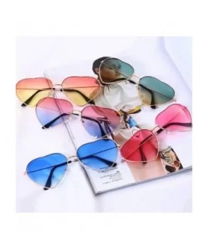 Sunglasses Women Eyeglasses Temperament Cat Eye Glasses Simple Metal Frame - C - CQ18TGNGCZ5 $7.01 Cat Eye