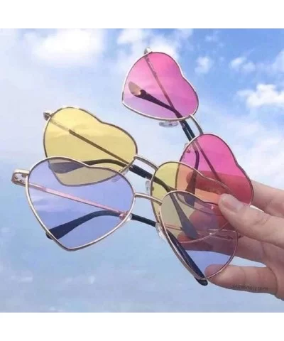 Sunglasses Women Eyeglasses Temperament Cat Eye Glasses Simple Metal Frame - C - CQ18TGNGCZ5 $7.01 Cat Eye