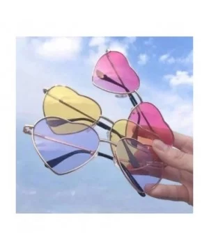 Sunglasses Women Eyeglasses Temperament Cat Eye Glasses Simple Metal Frame - C - CQ18TGNGCZ5 $7.01 Cat Eye