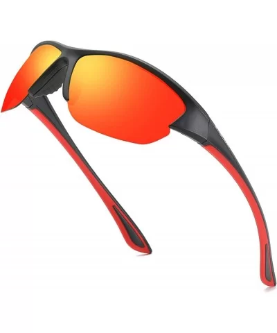 Sports Polarized Sunglasses For Cycling Baseball Driving Fishing Ultralight Frame 100% UV Protection - CP1939ED6M0 $15.78 Sport