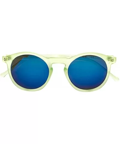 Retro Fashion Round Frame Sunglasses P2122 - Green - CB182E7TIGK $8.87 Round