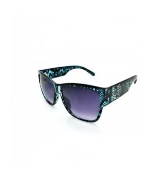 Trendy Classic Womens Hot Fashion Sunglasses w/FREE Microfiber Pouch - Teal - C812L18NQQB $6.69 Wayfarer