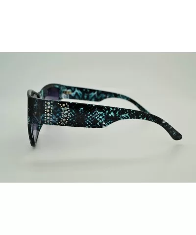 Trendy Classic Womens Hot Fashion Sunglasses w/FREE Microfiber Pouch - Teal - C812L18NQQB $6.69 Wayfarer