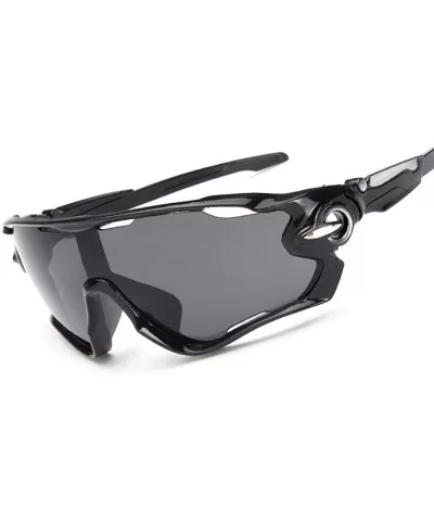 Sports Sunglasses Sports Sunglasses outdoor men's and women's cycling - 6. Solid White - CZ18AZXK58X $31.95 Sport