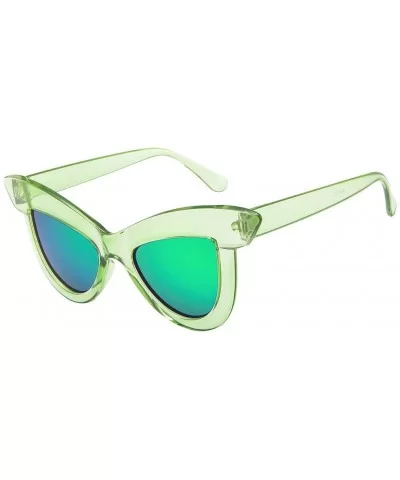 Sunglasses Colorful Vintage Pointed - A - CZ199OCS62M $5.11 Square