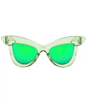 Sunglasses Colorful Vintage Pointed - A - CZ199OCS62M $5.11 Square