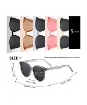 Women Round Polarized Sunglasses Female Vintage Travel Driving Sun Glasses - C5white - C3199I28QYX $12.80 Square