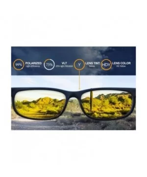 Polarized Iridium Replacement Lenses Canteen 2006 Sunglasses - Multiple Options - HD Yellow - CU120X6UR9V $29.36 Sport