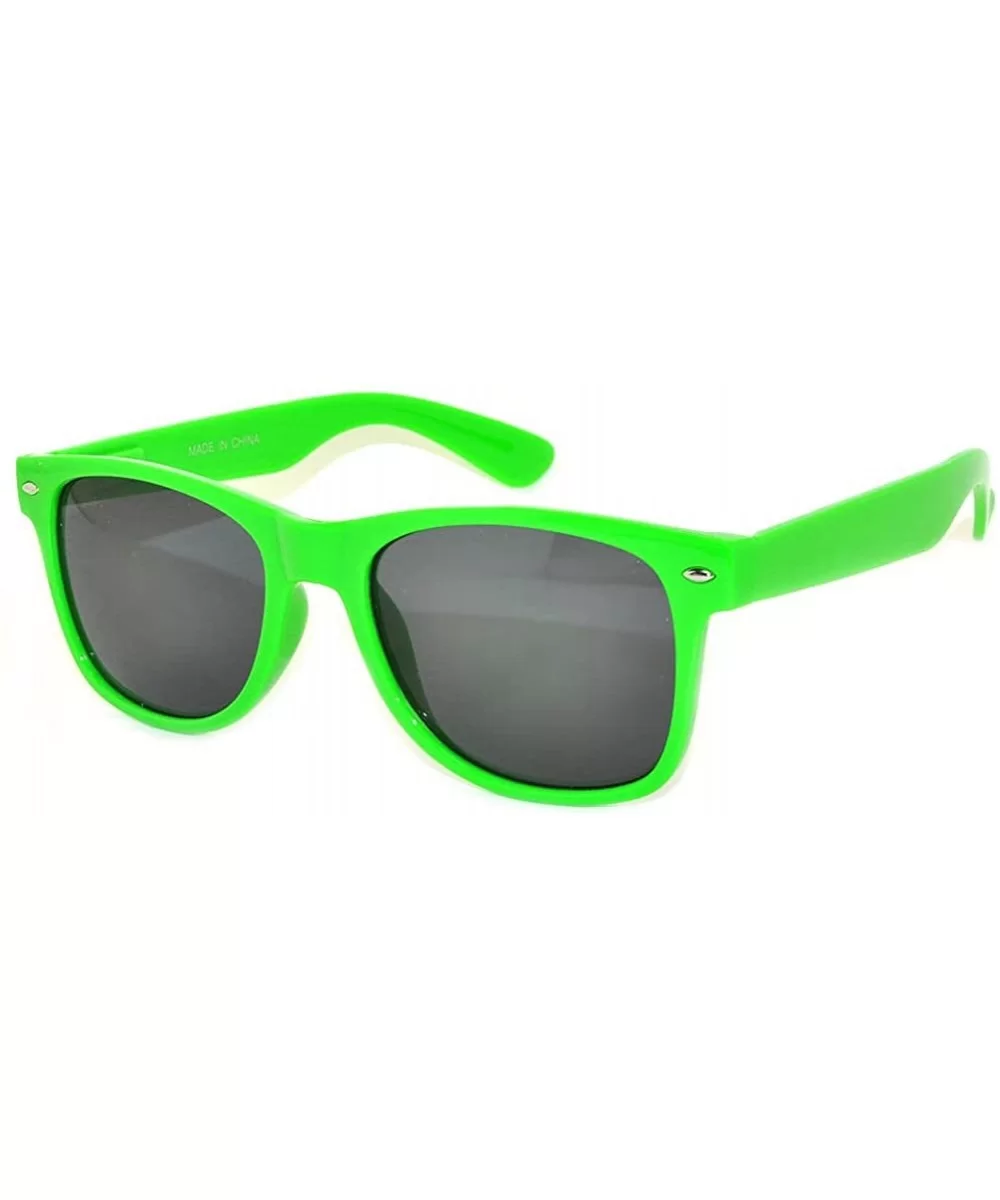 Classic Vintage Sunglasses Smoke Lens Green Frame Ladies - CZ11QVO8LD9 $5.24 Wayfarer