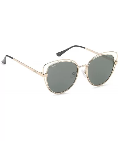 Women's Sunglasses - Polarized Lenses - Stylish Designer Cateye Frames - CQ18DZYRH7Z $36.25 Aviator