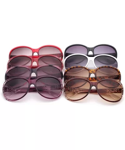 Polarized Sunglasses Protection Glasses Driving - Red a - C118TQWWCE4 $12.68 Oversized