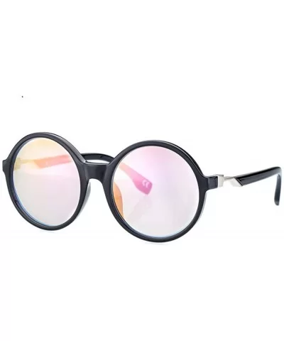 Pinglas Sunglasses Women Steampunk Goggles Gradient Lens Sun Glasses For Green - Pink - C518YZWWUUY $43.60 Goggle