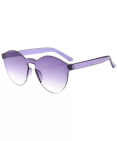 Unisex Fashion Candy Colors Round Outdoor Sunglasses Sunglasses - Light Gray - C21908NZTT2 $17.01 Round