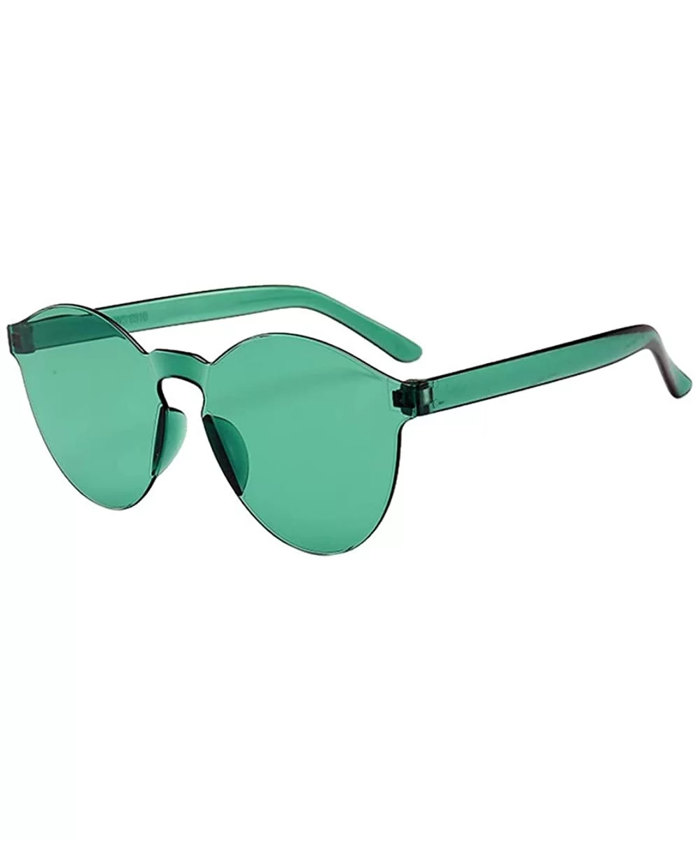 Outdoor Semi Rimless Polarized Sunglasses-Women Men Fashion Clear Retro Sun Glasses - C - C3196OIQSW2 $17.17 Rimless