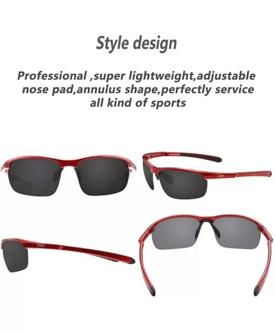 Polarized Sports Sunglasses for men women Baseball Running Cycling Fishing Golf Tr90 ultralight Frame JE001 - C118LDH0OWQ $18...