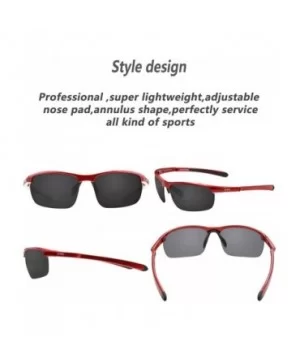 Polarized Sports Sunglasses for men women Baseball Running Cycling Fishing Golf Tr90 ultralight Frame JE001 - C118LDH0OWQ $18...