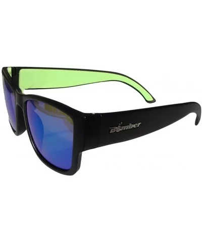 MATTE BLACK Frame GREEN MIRROR Lens 4 base 54mm Sunglasses - CE11JJDPNPD $21.34 Sport