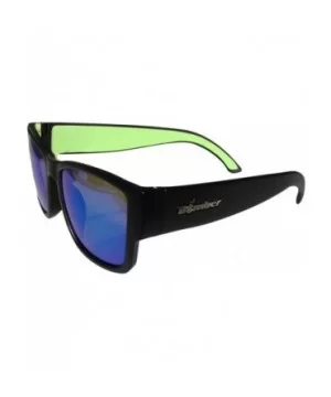 MATTE BLACK Frame GREEN MIRROR Lens 4 base 54mm Sunglasses - CE11JJDPNPD $21.34 Sport