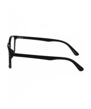 Mens Hipster Elegant Designer Horn Rim Clear Lens Eye Glasses - Matte Black Gunmetal - CA18S29T3Y0 $8.33 Rectangular