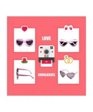 10 Packs Neon Colors Wholesale Heart Sunglasses - Pink - CA18CL47HYR $12.71 Oversized