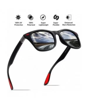 Men Fishing Polarized Sunglasses for Men TR90 Frame Eyewear UV400 - C5 - CM18M3N3INH $27.94 Oversized