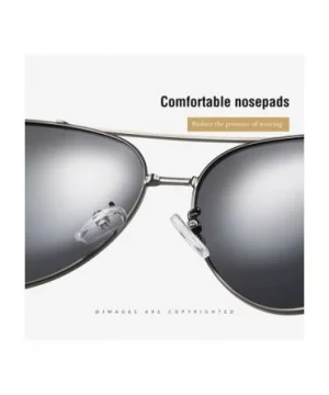 Unisex Aviator Sunglasses for Men/Women Polarized Glasses Aluminum Frame 201977 - C4 - CQ198KITXHR $6.86 Aviator