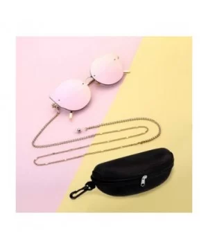 Oversized Sunglasses for Women Mirrored Cat Eye Sunglasses with Glasses Chain Glasses Case Glasses Cloth - C - C1194KXTUEM $8...