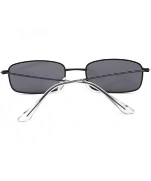 Square Frame Sunglasses for Women Tinted Eyewear Candy Color UV Protection Sun Glasses - A - CJ18X6ICN6U $5.35 Rectangular