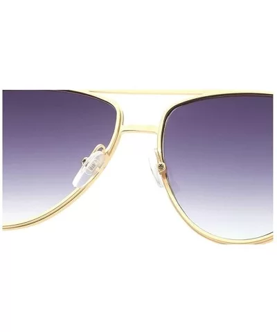 European and American trendscross-border pearl models unisex sunglasses - White Mercury - CB18H32C7MT $8.55 Oval