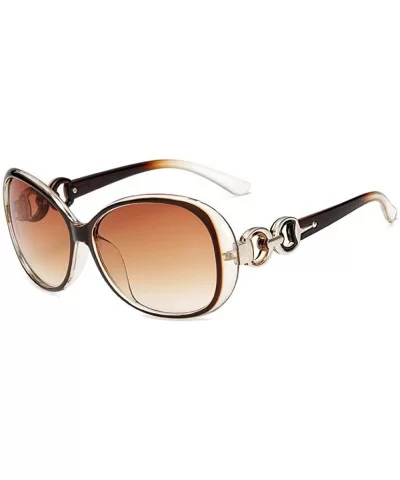 Fashionable sunglasses European personality sunglasses Copper - CI1983CK042 $32.04 Oval