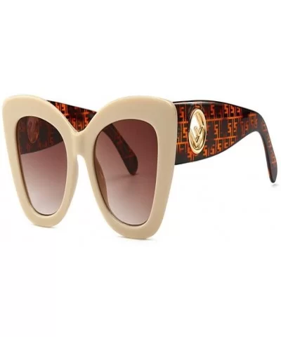 Fashion Sunglasses Feminine Glasses - 4 - C618ORL389X $24.93 Cat Eye